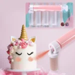 1 Set Cake Decoration Coloring Tools Duster Manual Spray Gun Cake Sandblasting Cake Spray Tube Cupcakes Baking Tool Accessories