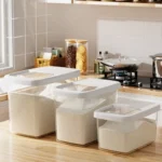 Creative Rice Bucket Tank Moisture-proof Insect-proof Sealed Rice Storage Box Cereal Grain Food Container Kitchen Accessories
