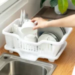 Bowls Countertop Dinnerware Plates Dish Drying Rack Drain Board Utensils Drainer Rack Storage Rack