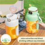 Fruit Juicer Cup Portable Electric Fruit Mixer Stirrng Cup Large Capacity Smoothie Quick Making Bottle Suitable Juice Production