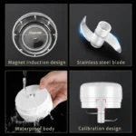 Mini Wireless Electric Garlic Crusher Portable 100ml/250ml Chopper USB Charging Ginger Chili Vegetable Masher Kitchen Machine - Image 6